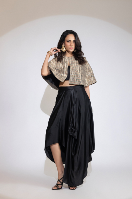 Aurora Shimmer Cape Jacket