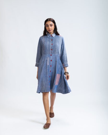 Vintage Vibe Patch Dress