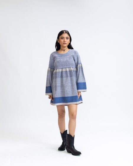 Blue Breeze Flare Tunic