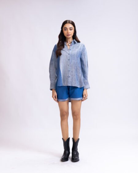 Indigo Panel Shirt
