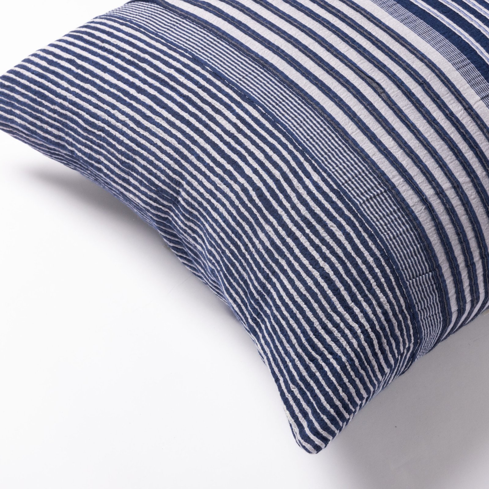 Mira Handwoven Blue Cushion Cover - Image 2