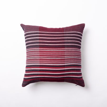Theo Handwoven Red Cushion Cover