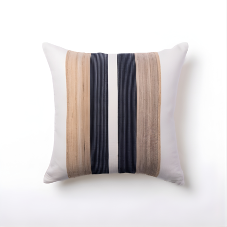 Aria Handwoven Beige Cushion Cover