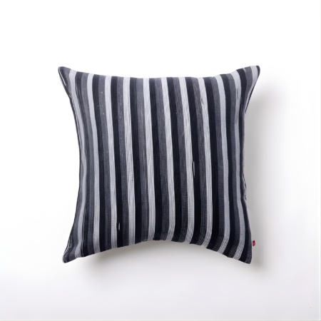 Vale Handwoven Black and white Cushion Cover