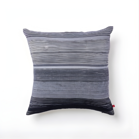 Oona Handwoven Black and white Cushion Cover