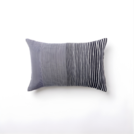 Eira Handwoven Black and white Cushion Cover