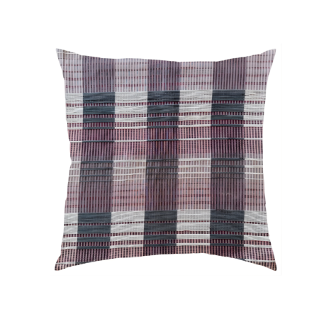 Matrix Handwoven Red Cushion Cover